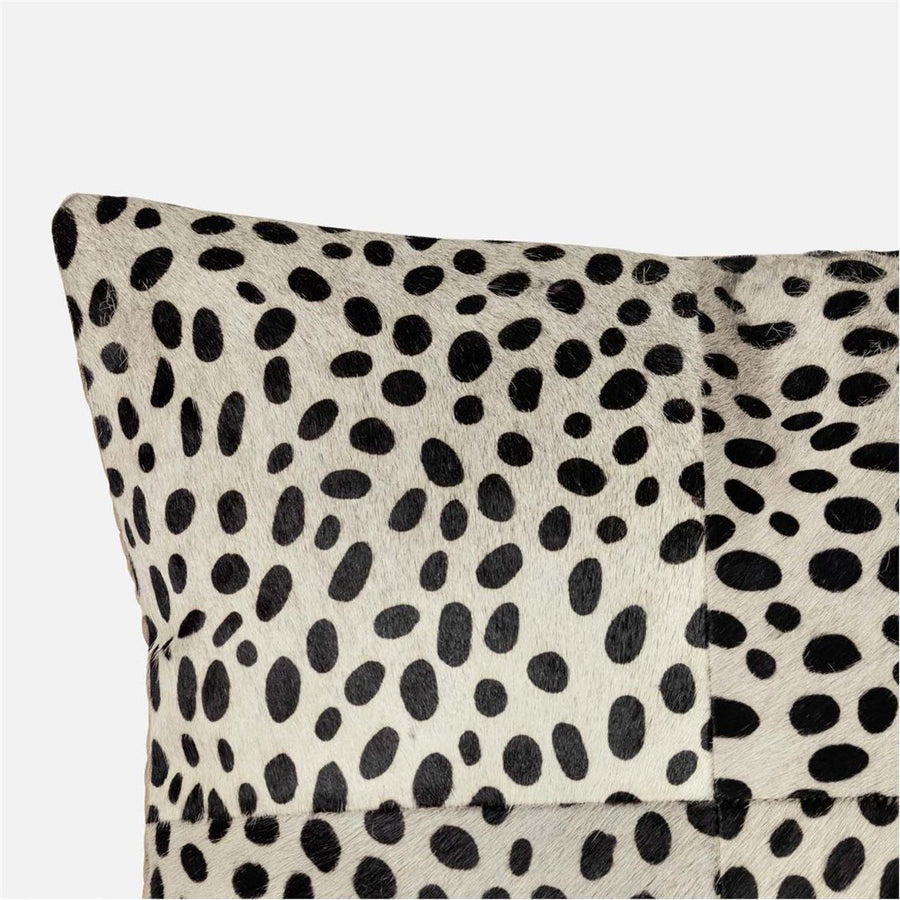 Made Goods Abram Pillows in Dalmatian Print Hair-On-Hide, Set of 2