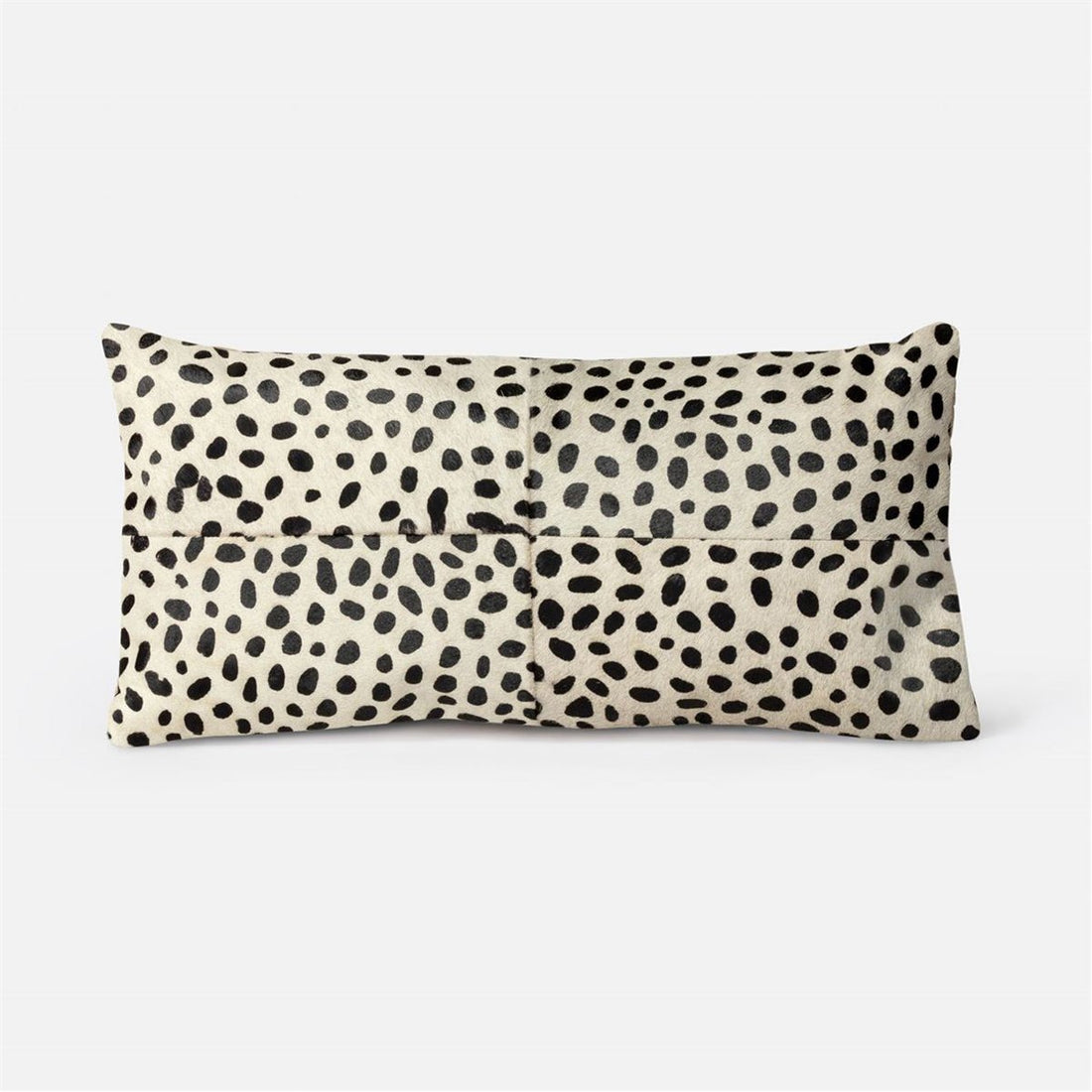 Made Goods Abram Dalmatian Print Hair-On-Hide Pillows, Set of 2