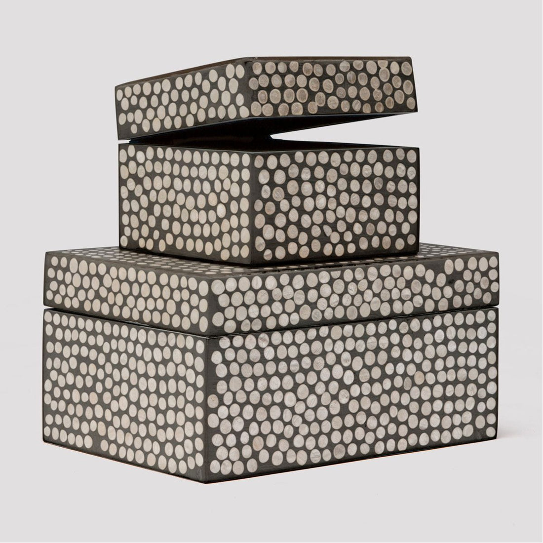 Made Goods Albus Circle Box, 2-Piece Set