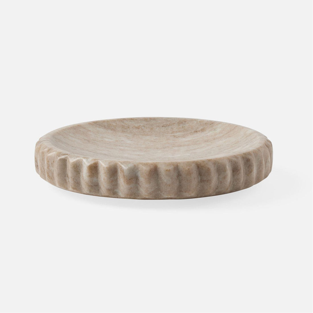 Made Goods Analia Round Marble Outdoor Tray