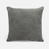 Made Goods Bower Quilted Suede Square Pillow, Set of 2