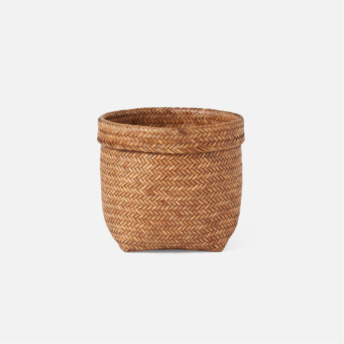 Made Goods Caelan Fat-Weave Rattan Baskets, 2-Piece Set