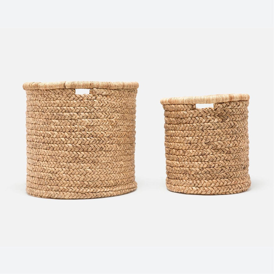 Made Goods Dover XL Round Woven Basket, 2-Piece Set