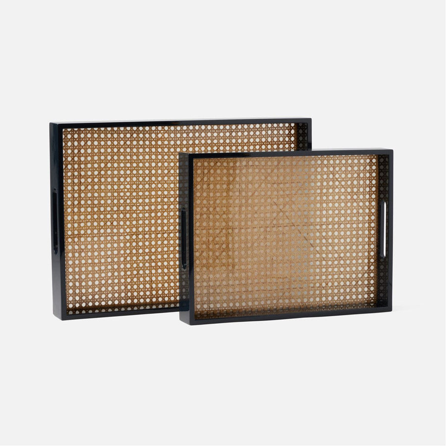 Made Goods Gianni Rectangular Tray, 2-Piece Set