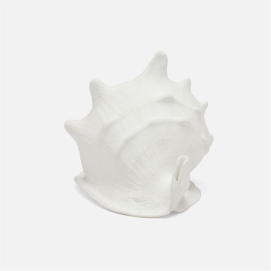 Made Goods Gian Conch Shell Sculptures, Set of 2