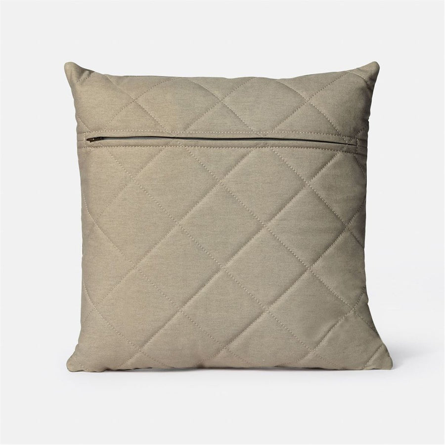 Made Goods Kody Pillows in Perforated Leather, Set of 2