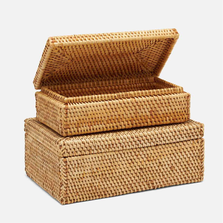 Made Goods Kymoni Rattan Box, 2-Piece Set