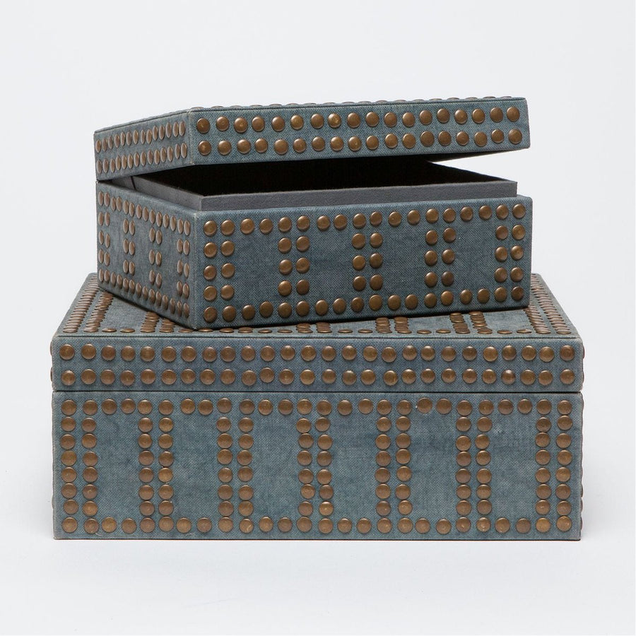 Made Goods Landon Studded Box, 2-Piece Set