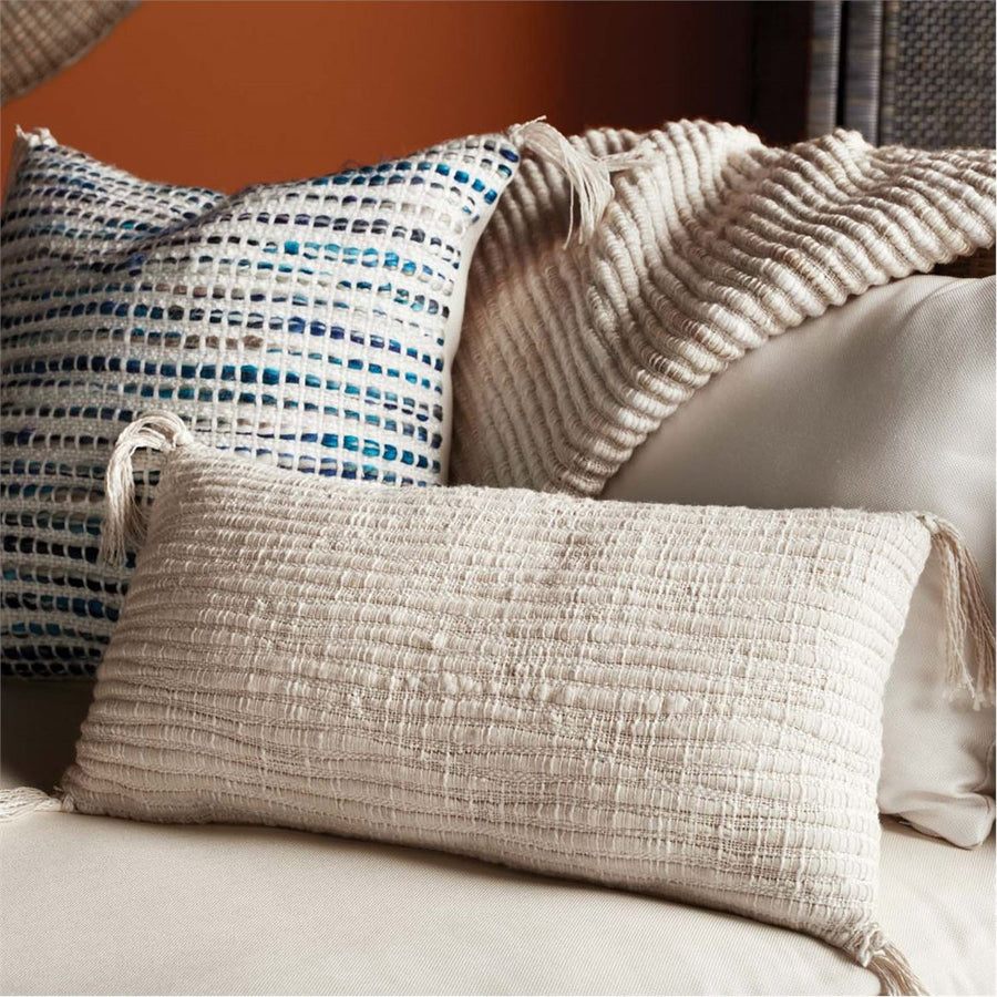 Made Goods Margalo Wool Blend Tassel Pillows, Set of 2