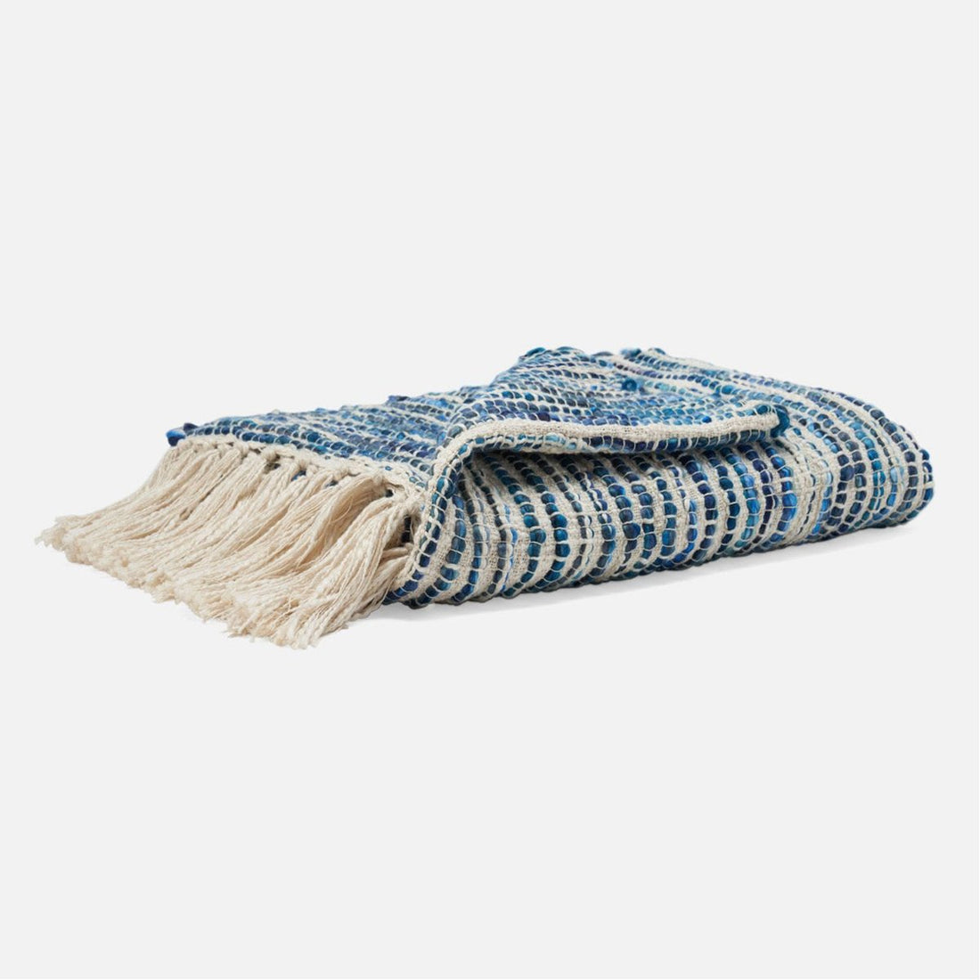 Made Goods Margalo Wool Blend Tassel Throw