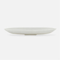 Made Goods Ovelia Oblong-Shaped Outdoor Marble Bowl, Set of 2