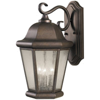 Sea Gull Lighting Martinsville Large 3-Light Outdoor Wall Lantern