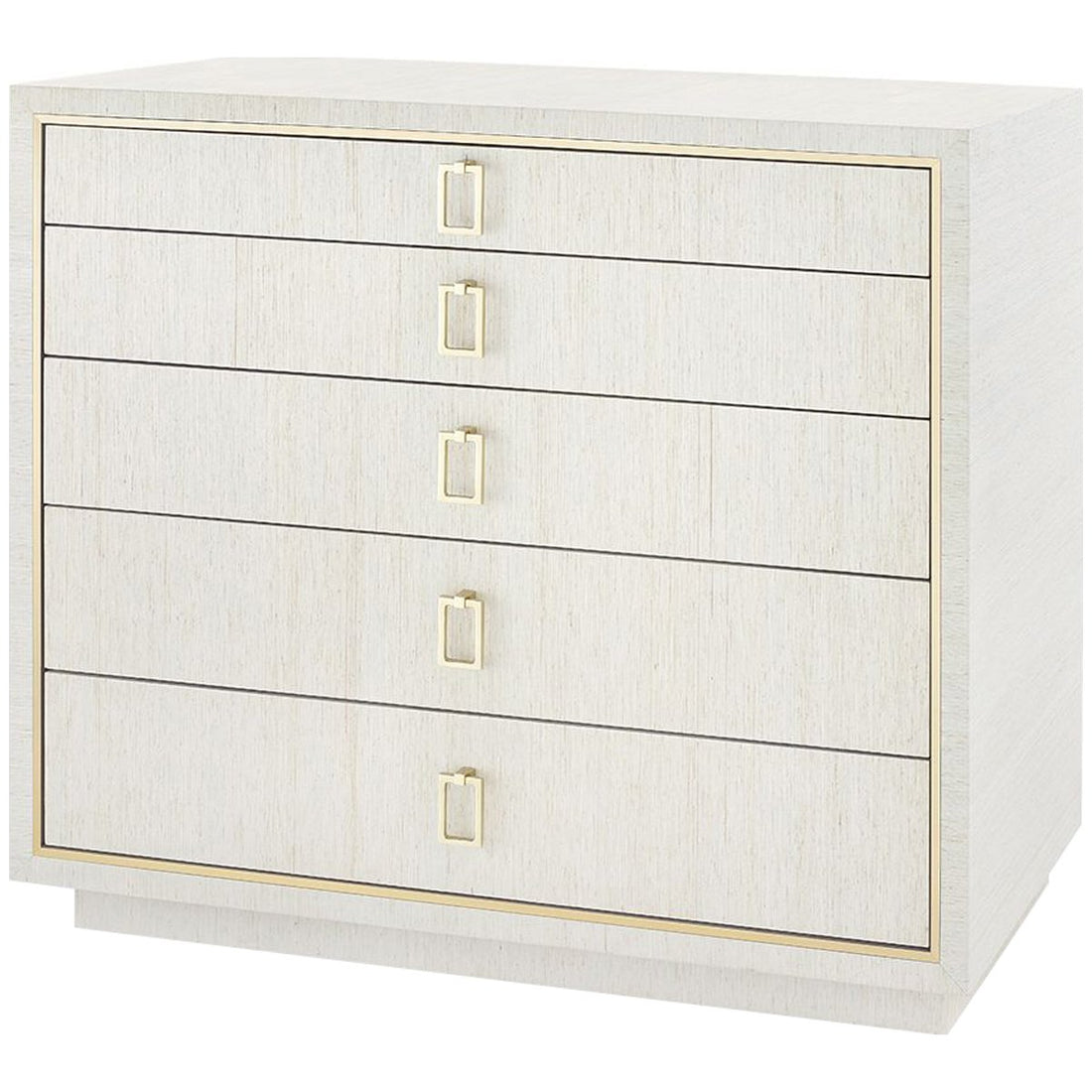 Villa & House Parker Large 5-Drawer Chest with Raquel Pull