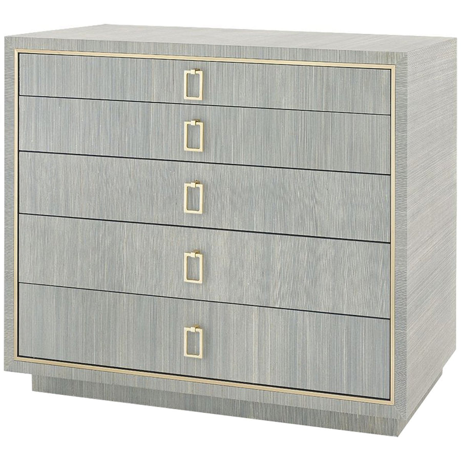 Villa & House Parker Large 5-Drawer Chest with Raquel Pull