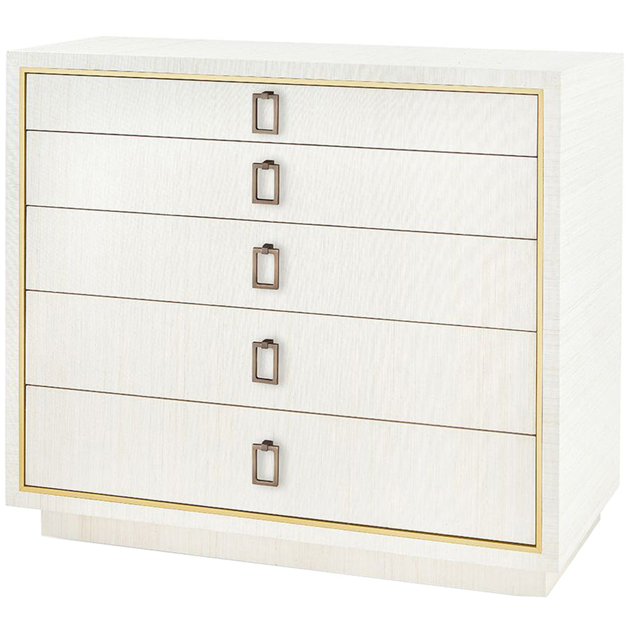 Villa & House Parker Large 5-Drawer Chest with Raquel Pull