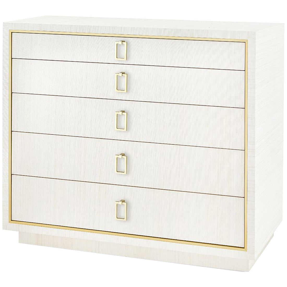 Villa & House Parker Large 5-Drawer Chest with Raquel Pull