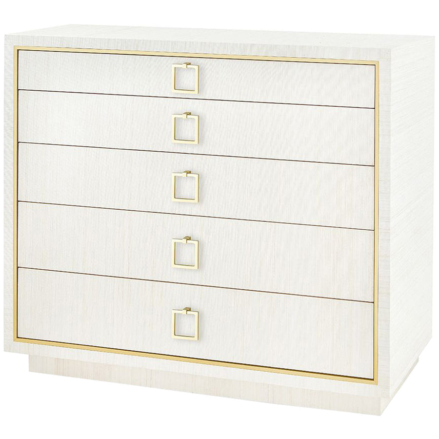 Villa & House Parker Large 5-Drawer Chest with Santino Pull