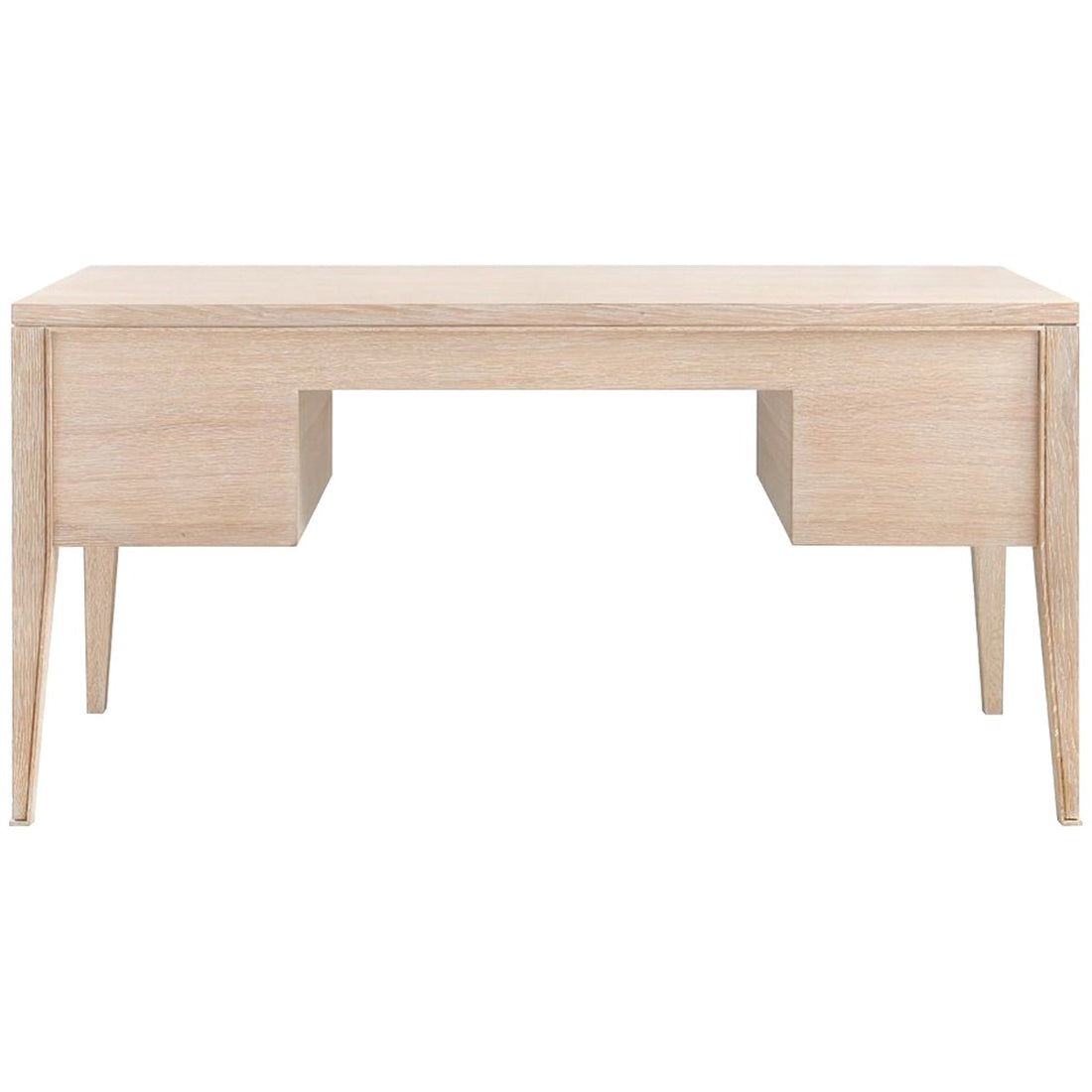 Villa & House Paola Desk, Bleached Cerused Oak