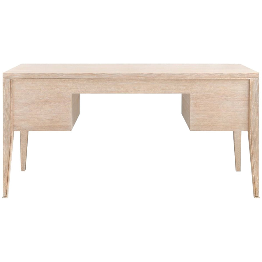 Villa & House Paola Desk, Bleached Cerused Oak