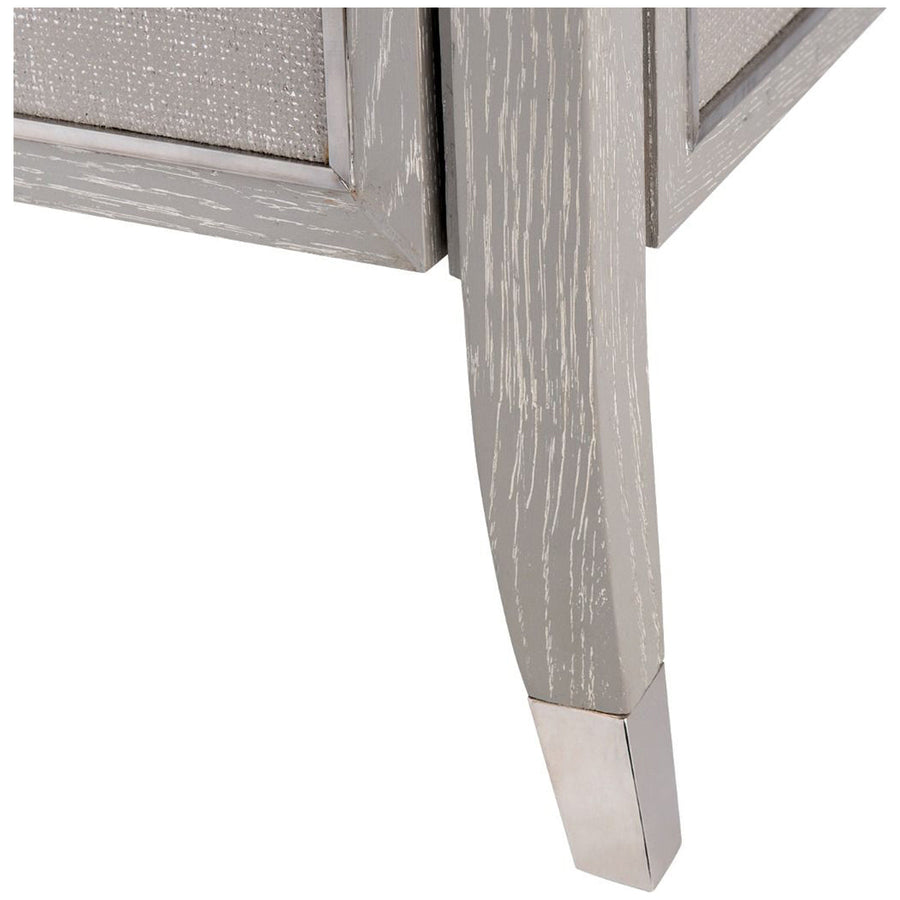 Villa & House Paulina 3-Drawer Side Table, Gray