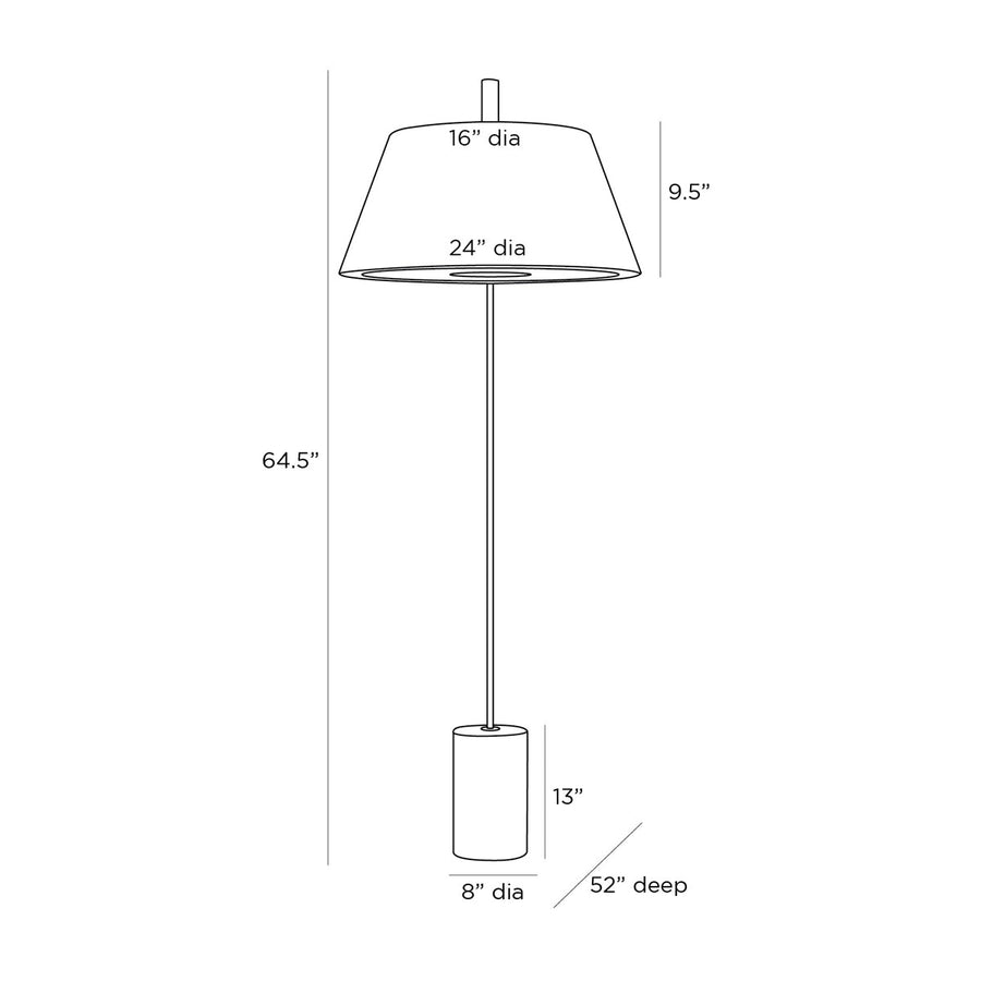 Arteriors Walding Floor Lamp