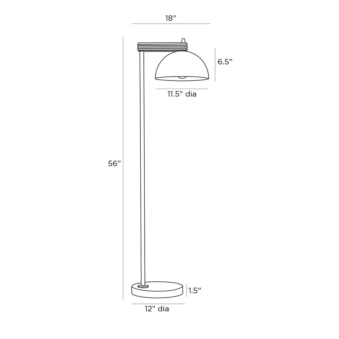 Arteriors Thea Floor Lamp