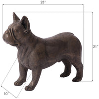 Phillips Collection French Bulldog Outdoor Sculpture