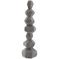 Phillips Collection Faceted Rock Column Sculpture