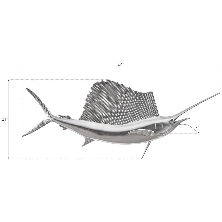 Phillips Collection Sail Fish Wall Sculpture