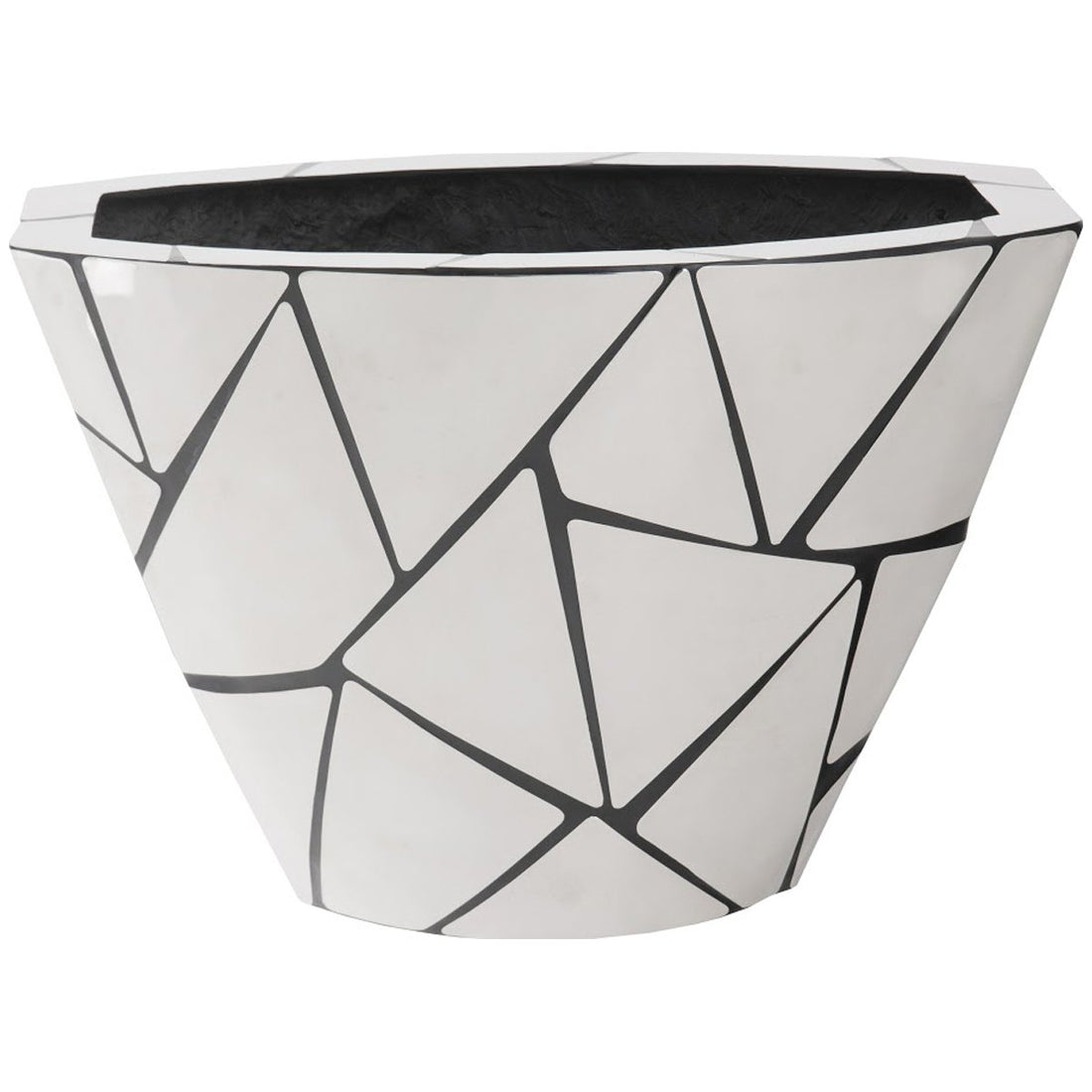 Phillips Collection Triangle Crazy Cut Planter, Small