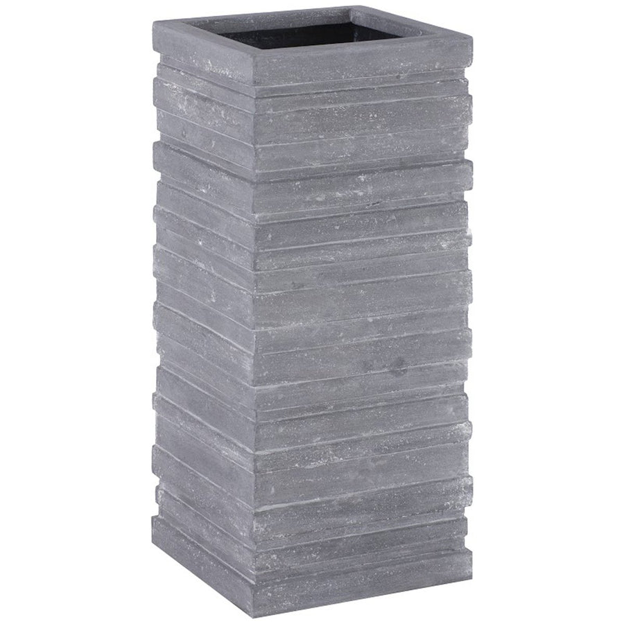 Phillips Collection June Square Planter, Gray