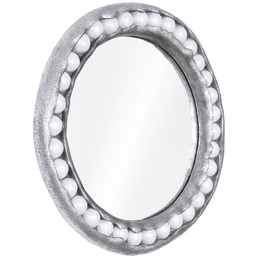 Phillips Collection Pearl Round Silver Mirror