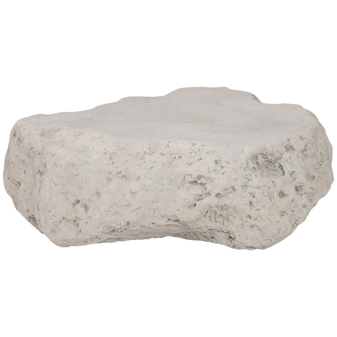 Phillips Collection Cast Boulder Small Roman Stone Outdoor Coffee Table