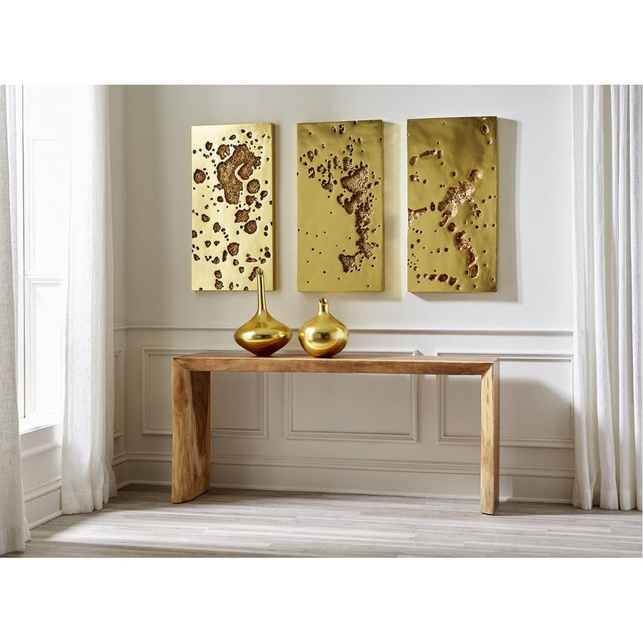 Phillips Collection Splotch Rectangle Gold Wall Art, Freeform