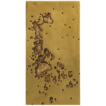 Phillips Collection Splotch Rectangle Gold Wall Art, Freeform