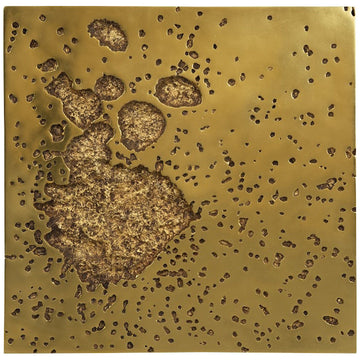 Phillips Collection Splotch Square Gold Wall Art