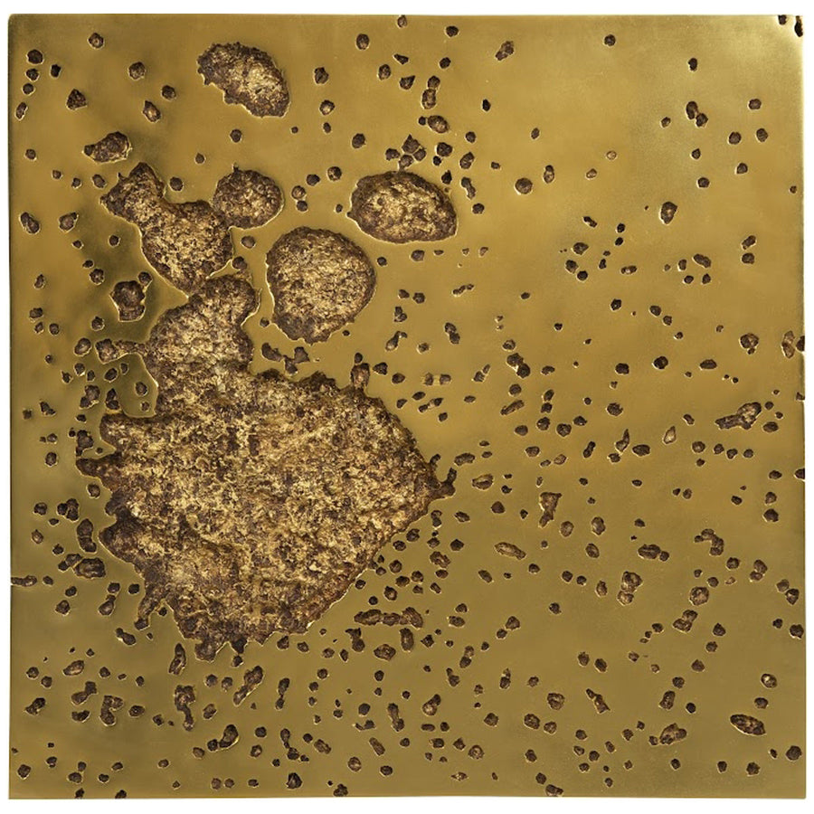 Phillips Collection Splotch Square Gold Wall Art