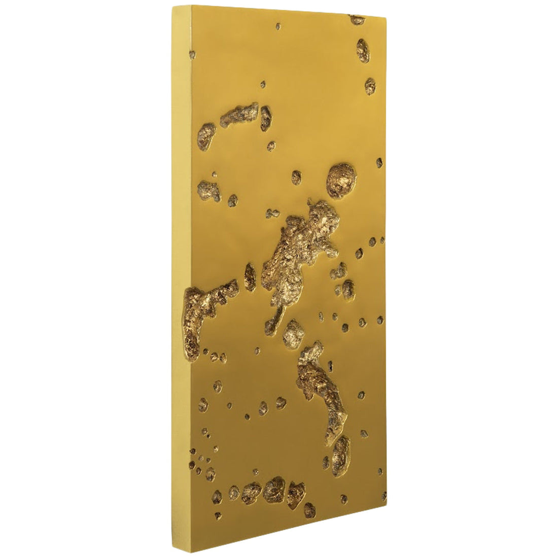 Phillips Collection Splotch Rectangle Gold Wall Art