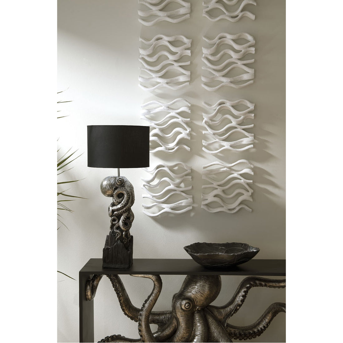 Phillips Collection Vine Wall Tile, 4-Piece Set