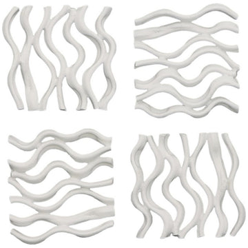 Phillips Collection Vine Wall Tile, 4-Piece Set