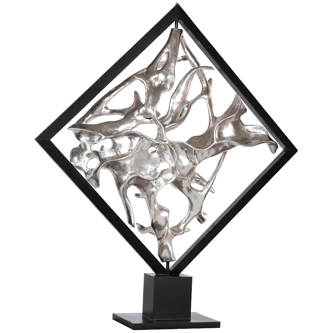 Phillips Collection Cast Revolving Diamond Sculpture