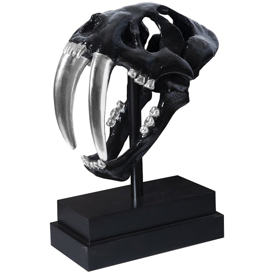 Phillips Collection Saber Tooth Tiger Skull Sculpture