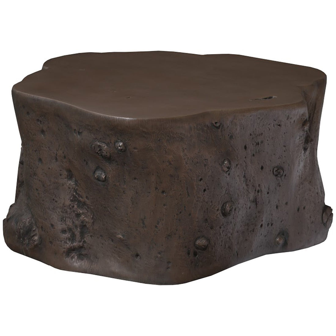 Phillips Collection Log Outdoor Coffee Table, Bronze