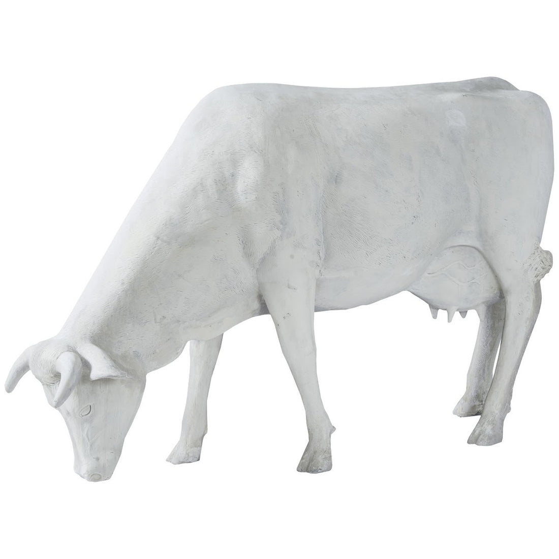 Phillips Collection Life Size Cow Sculpture, Grazing