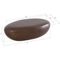 Phillips Collection River Stone Resin Outdoor Coffee Table