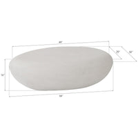 Phillips Collection River Stone Outdoor Coffee Table