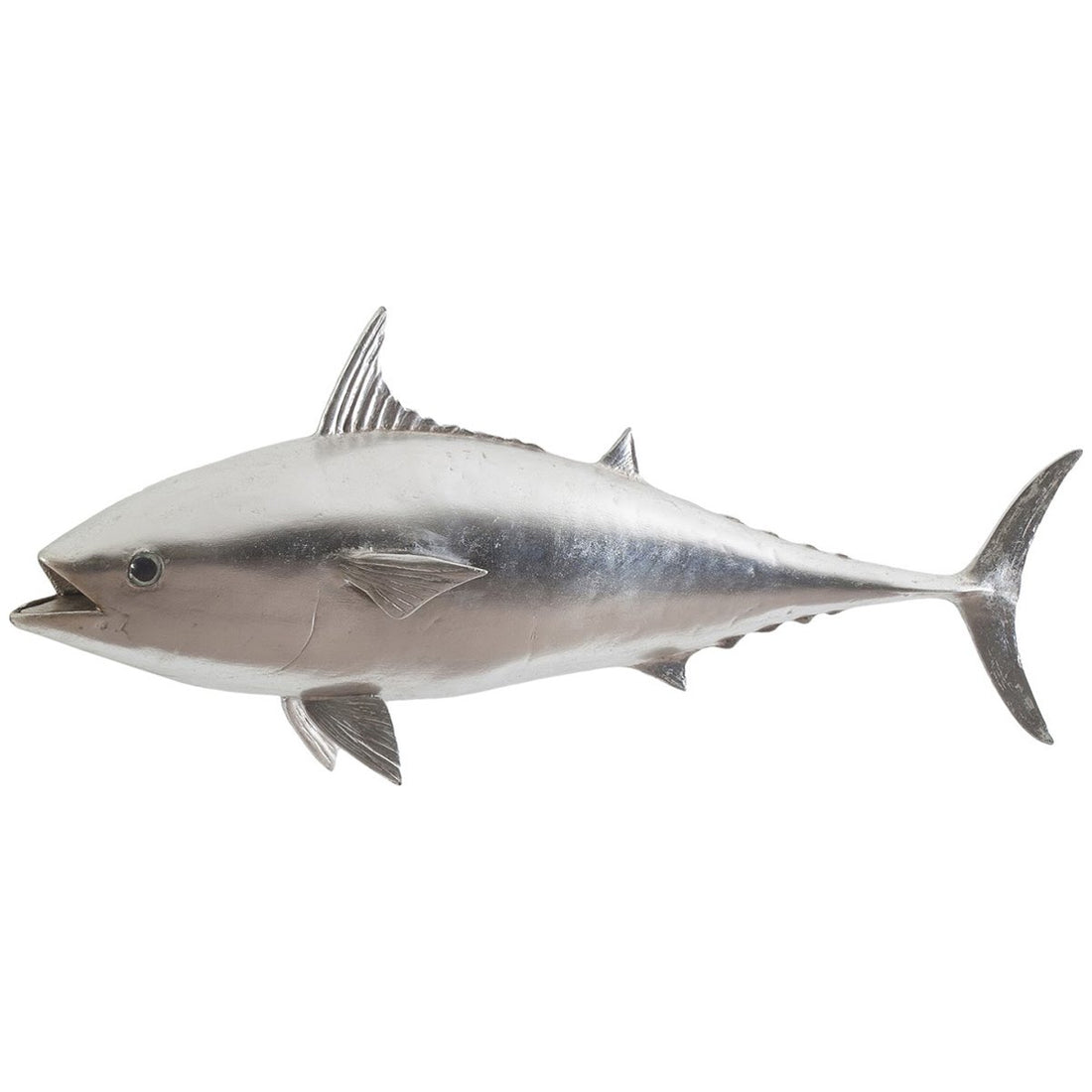 Phillips Collection Mackerel Fish Wall Sculpture, Silver Leaf