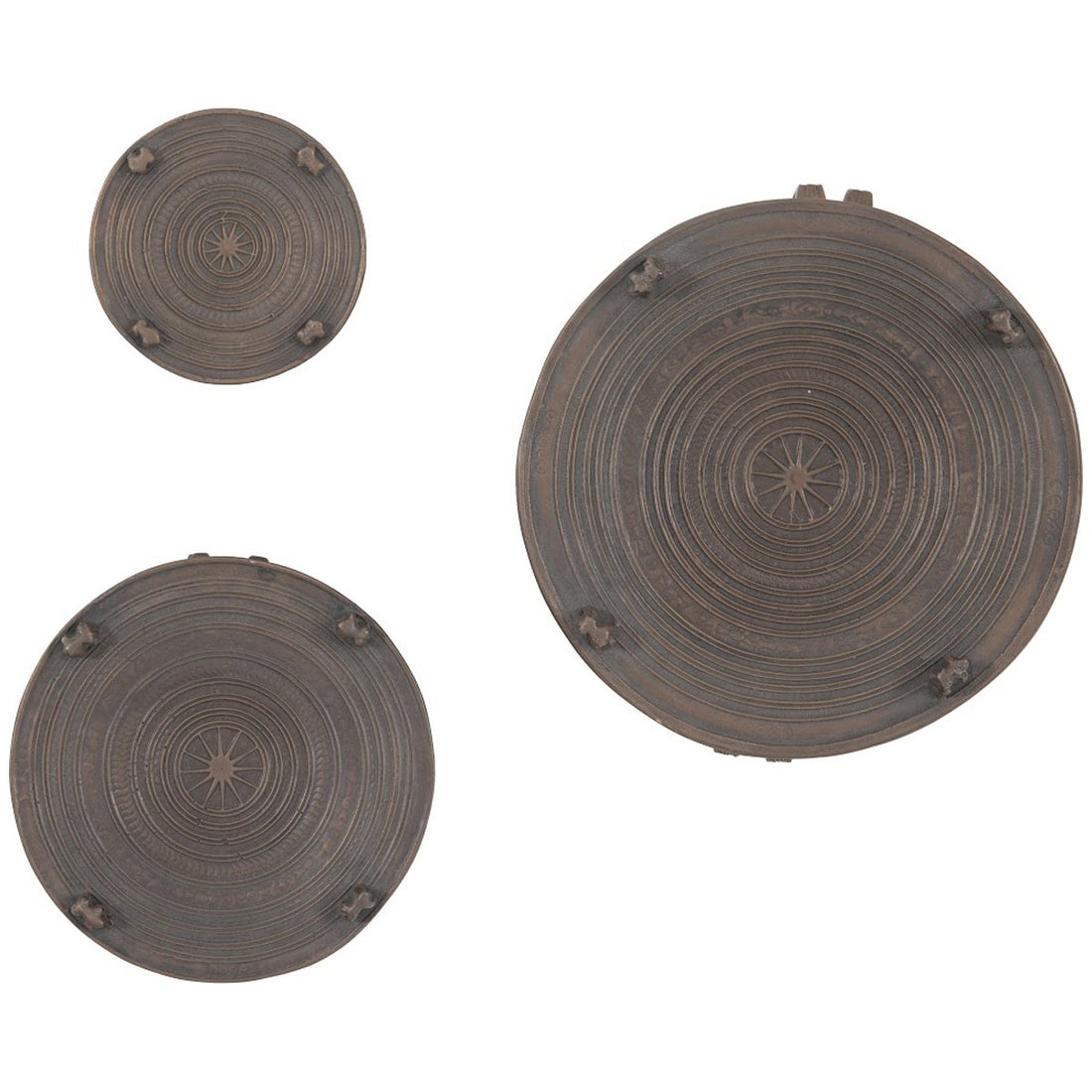 Phillips Collection Laotian Rain Drums, 3-Piece Set