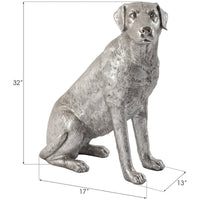 Phillips Collection Labrador Dog Sculpture, Sitting