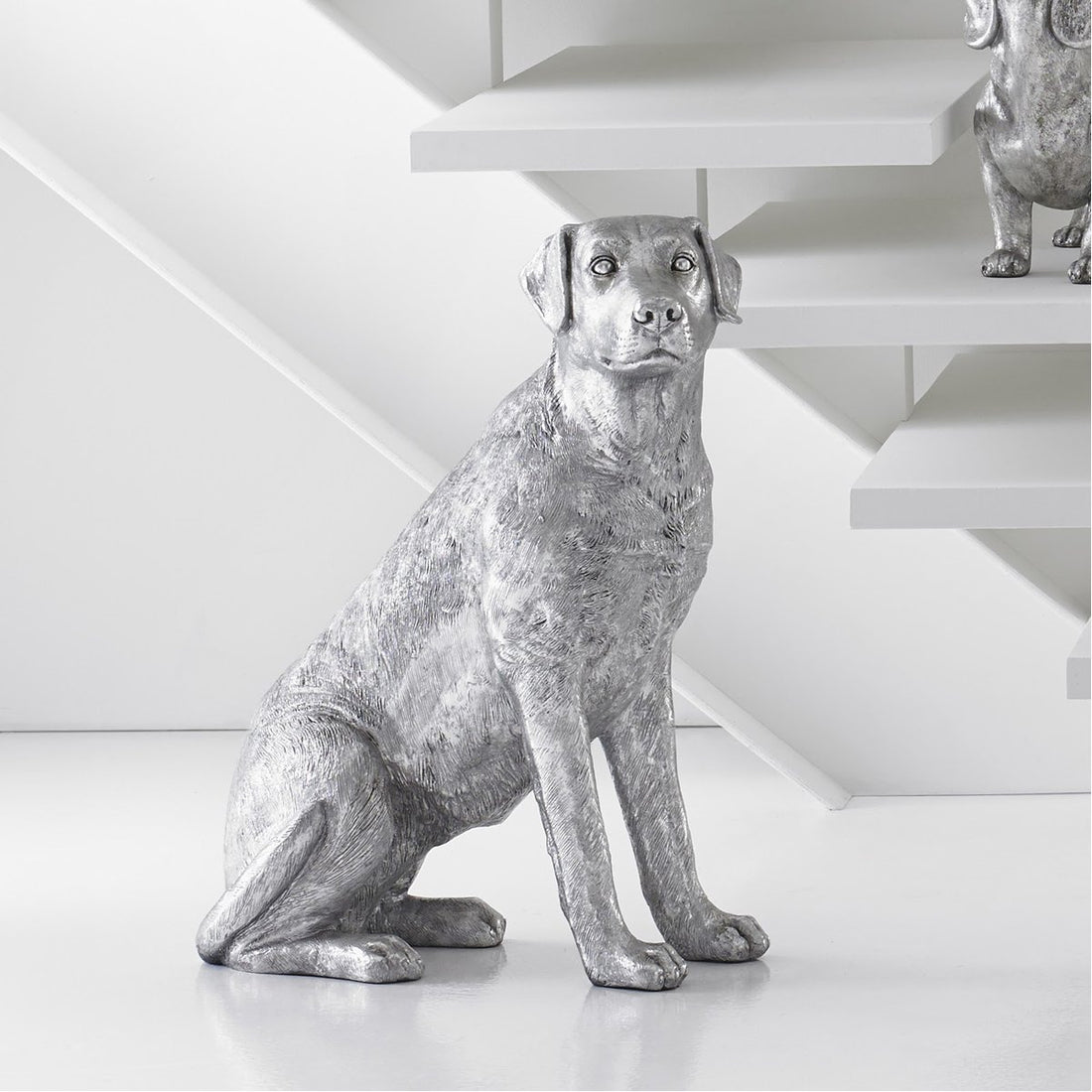 Phillips Collection Labrador Dog Sculpture, Sitting